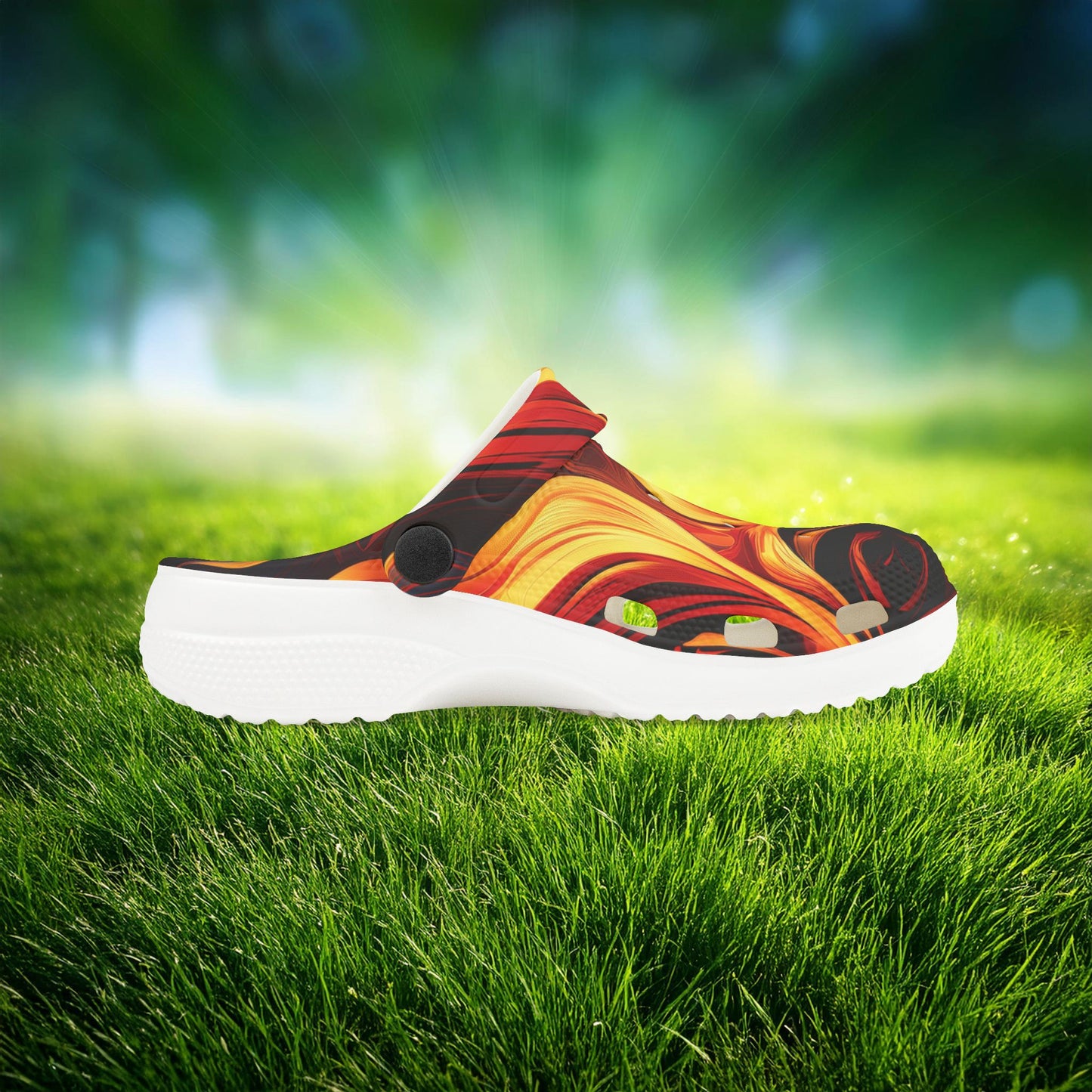 Flames Kid's Foam Clogs