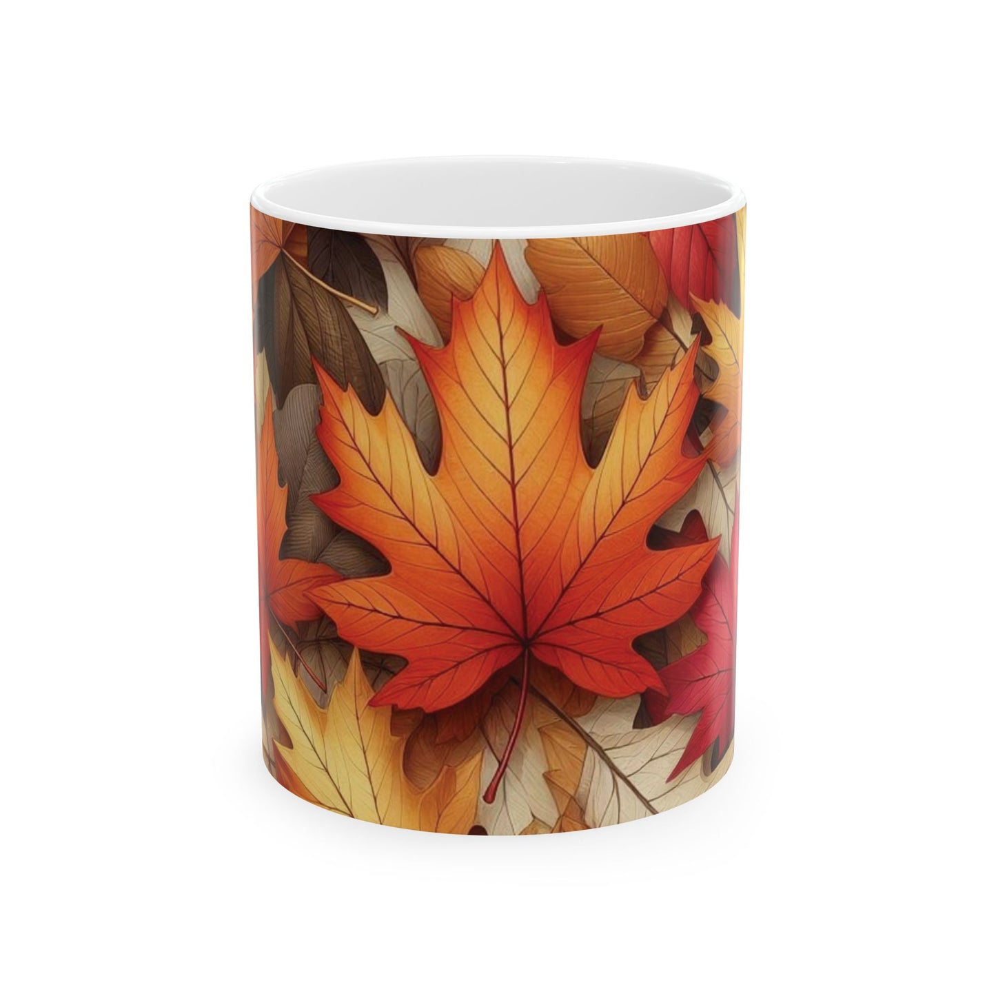 Autumn Leaves Ceramic Mugs (11oz\15oz)
