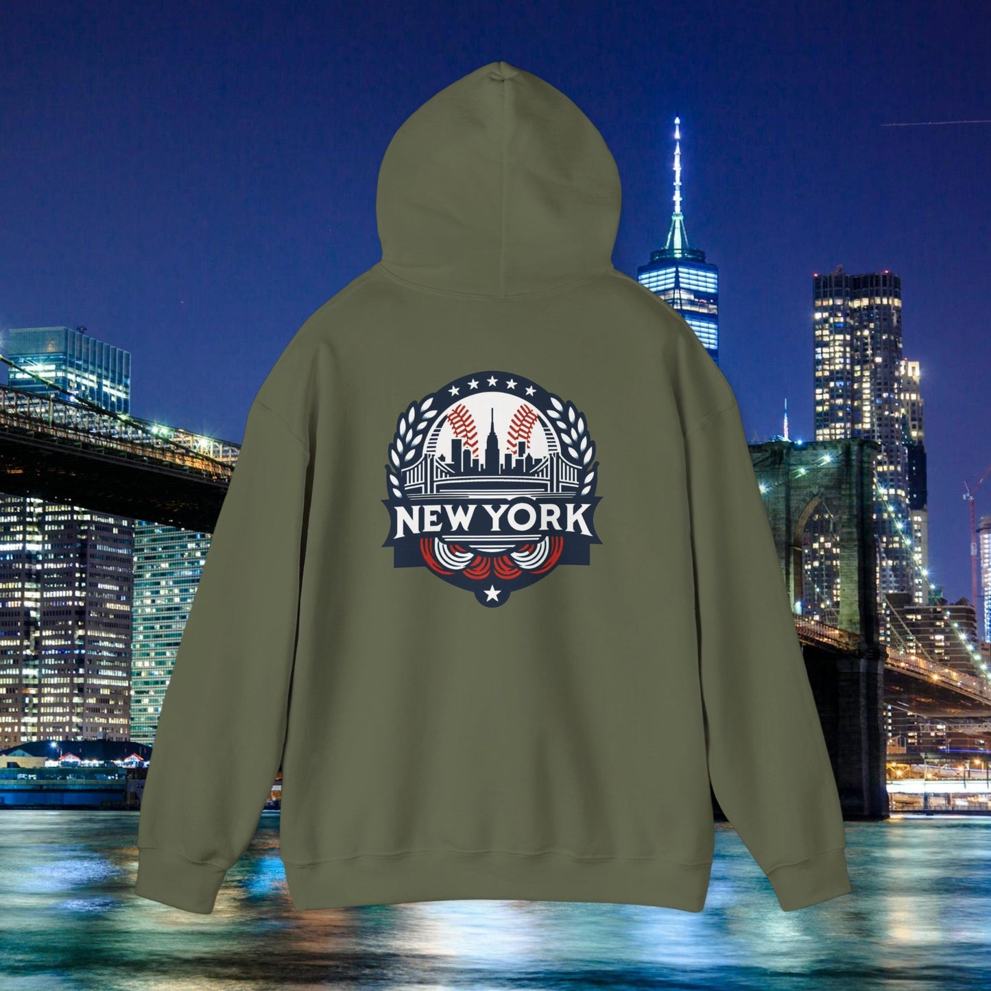 New York Bronx Baseball Hoodie