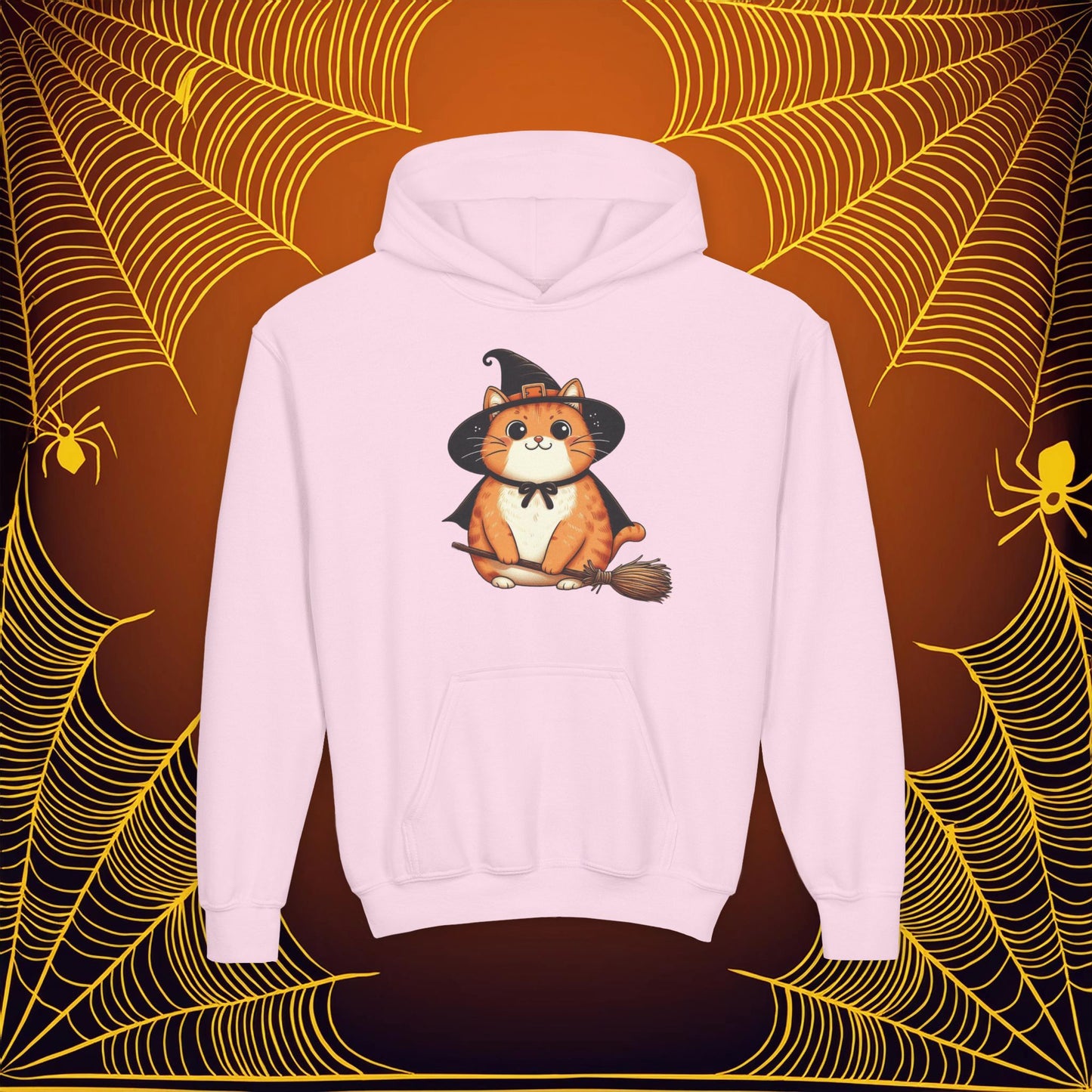 Trick or Treat Cat Youth Hoodie
