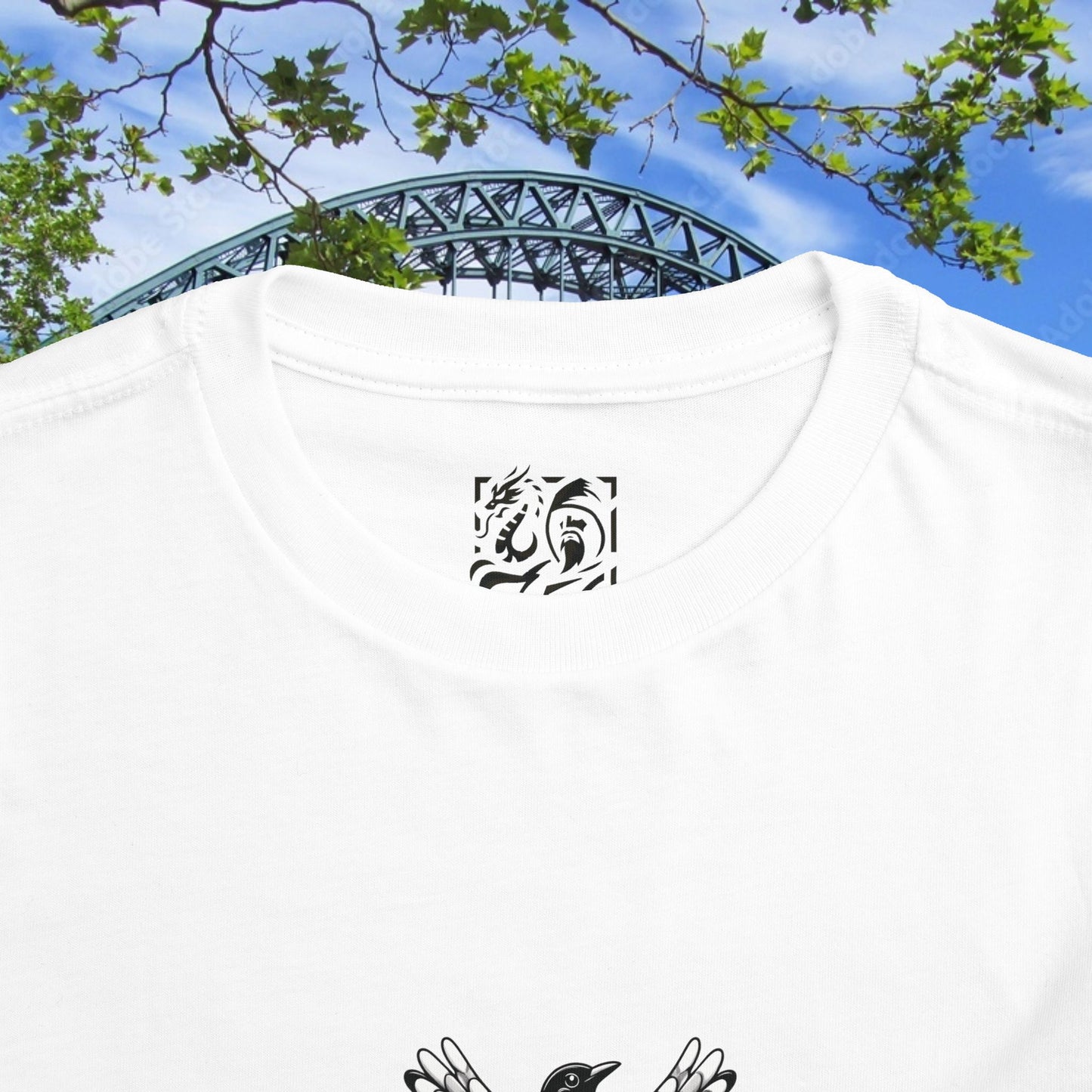 Newcastle United Howay The Lasses B&W (Twin Mags) Toddler Tee