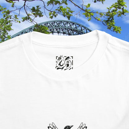 Newcastle United Howay The Lasses B&W (Twin Mags) Toddler Tee