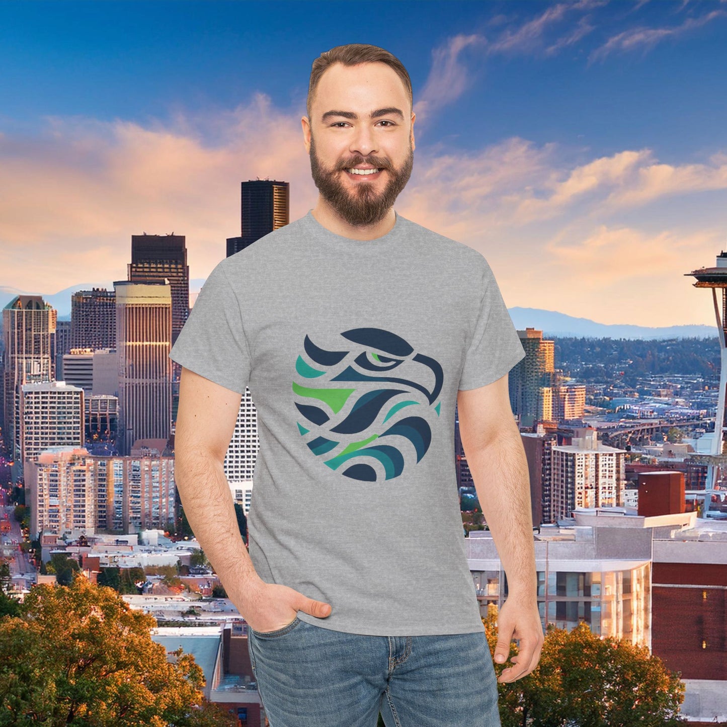 Seattle Football Logo Tee