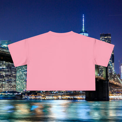 NY Subway Grafitti Women's Crop Tee