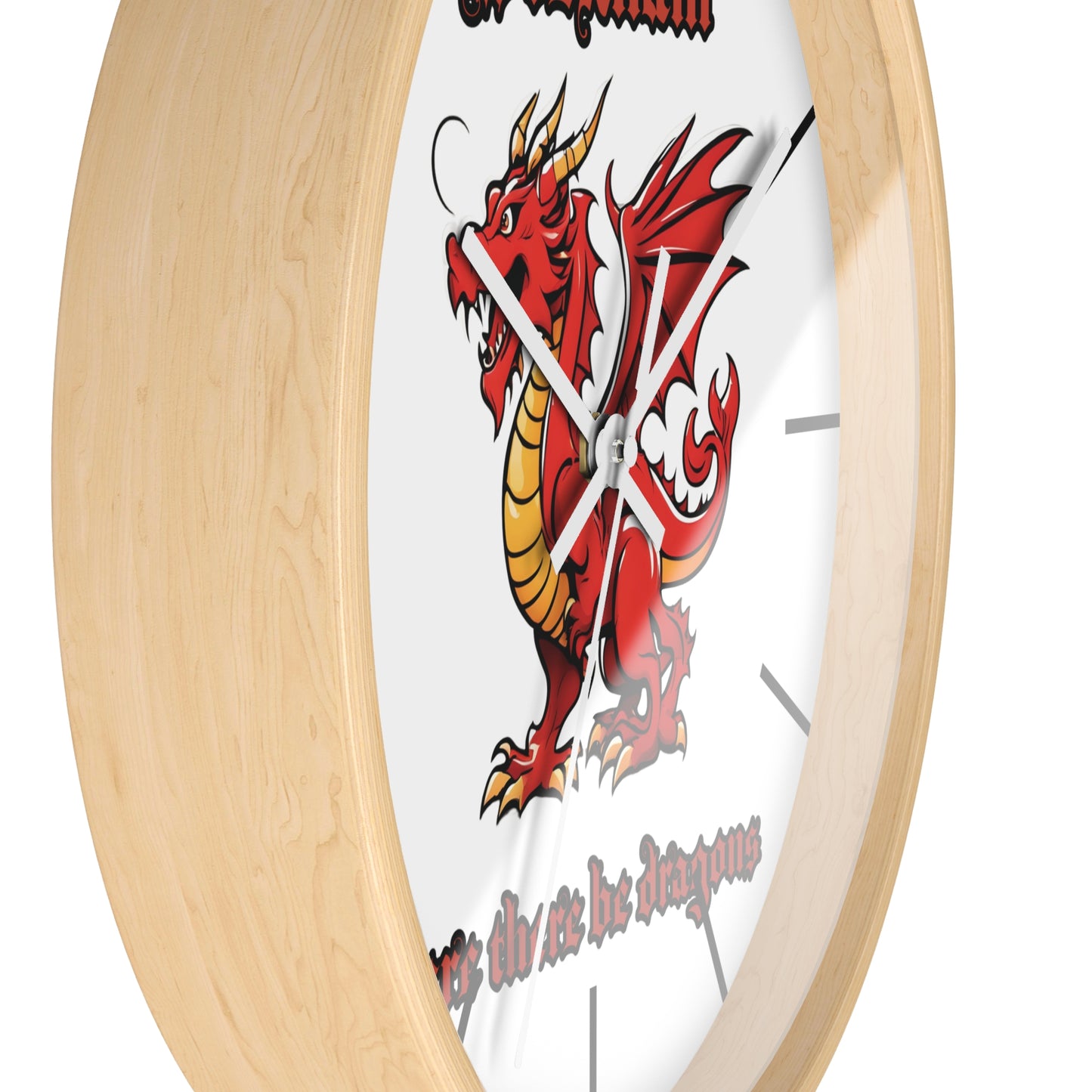 Wrexham Dragon Wall Clock