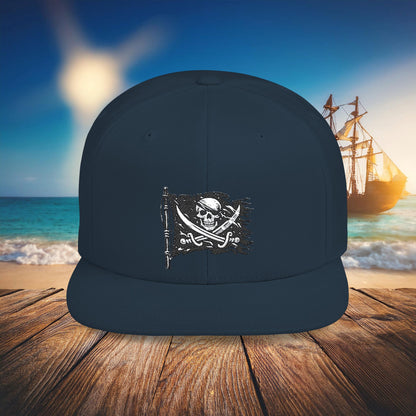 Jolly Roger Flat Bill Snapback