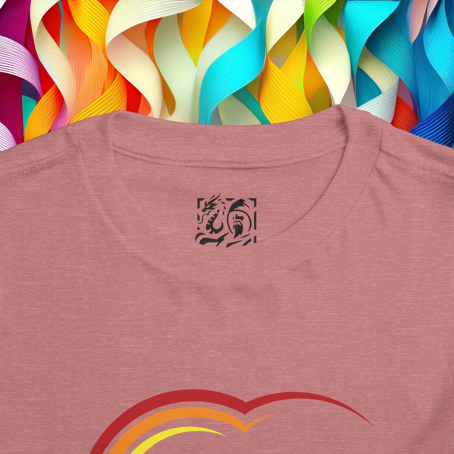 Rainbow Heart Toddler Tee