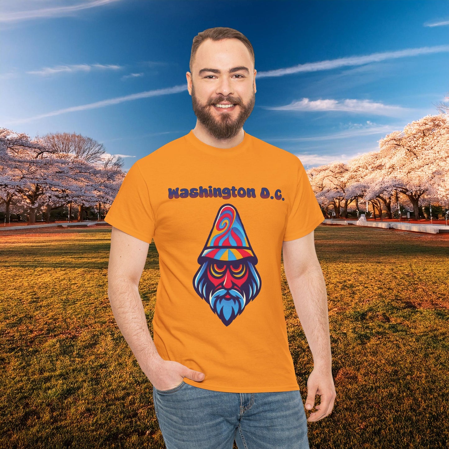 Washington D.C. Psychedelic Wizard Tee