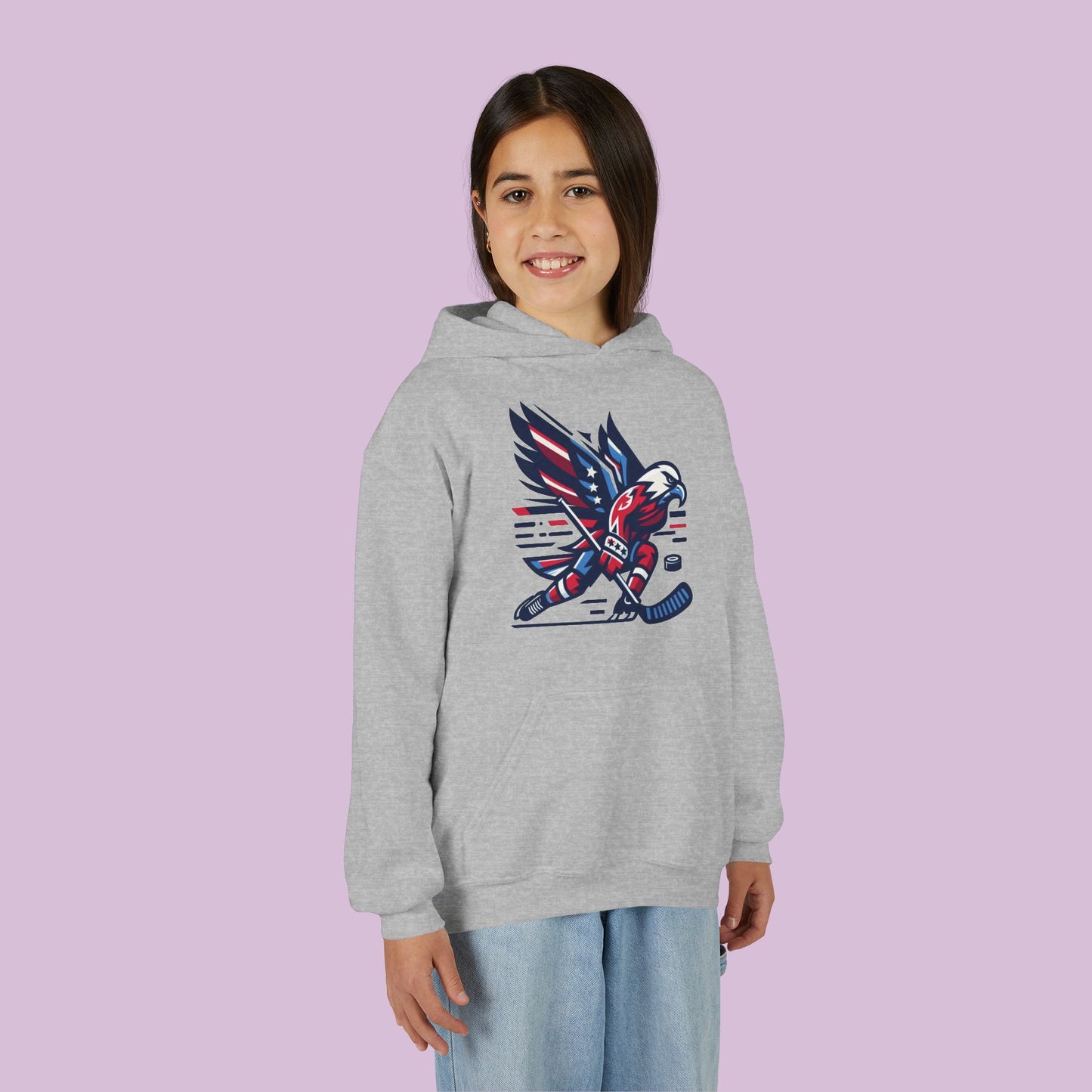 Washington Hockey Eagle Youth Hoodie