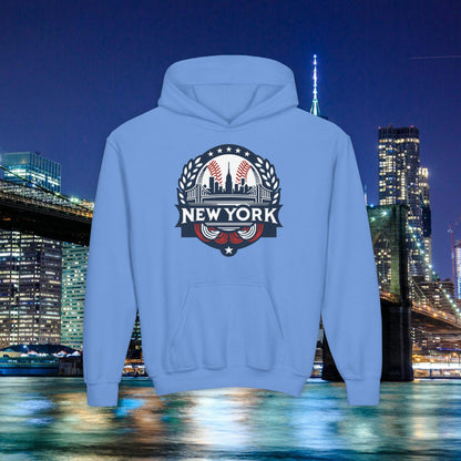 New York Bronx Baseball Youth Hoodie