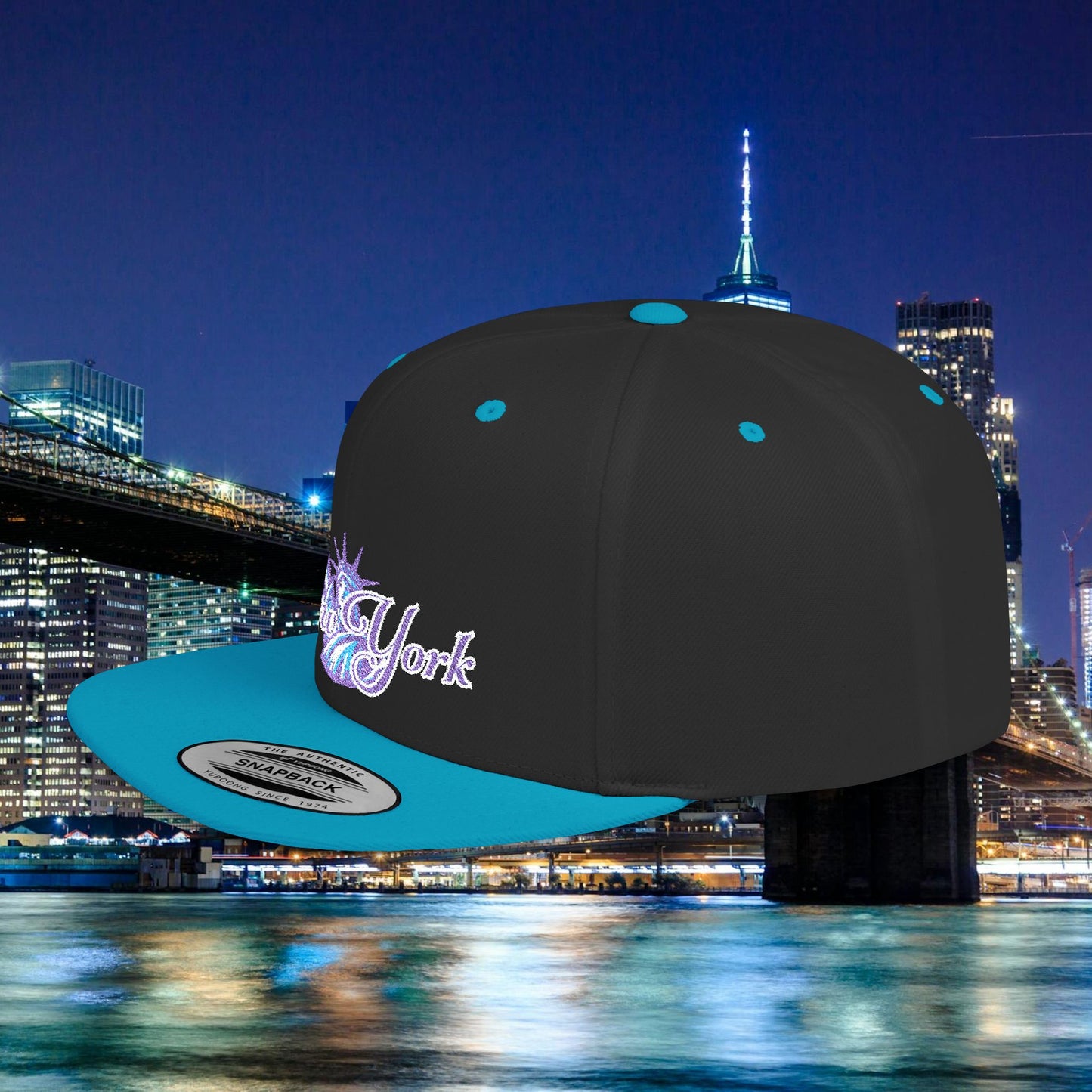 New York Statue of Liberty Flat Bill Snapback