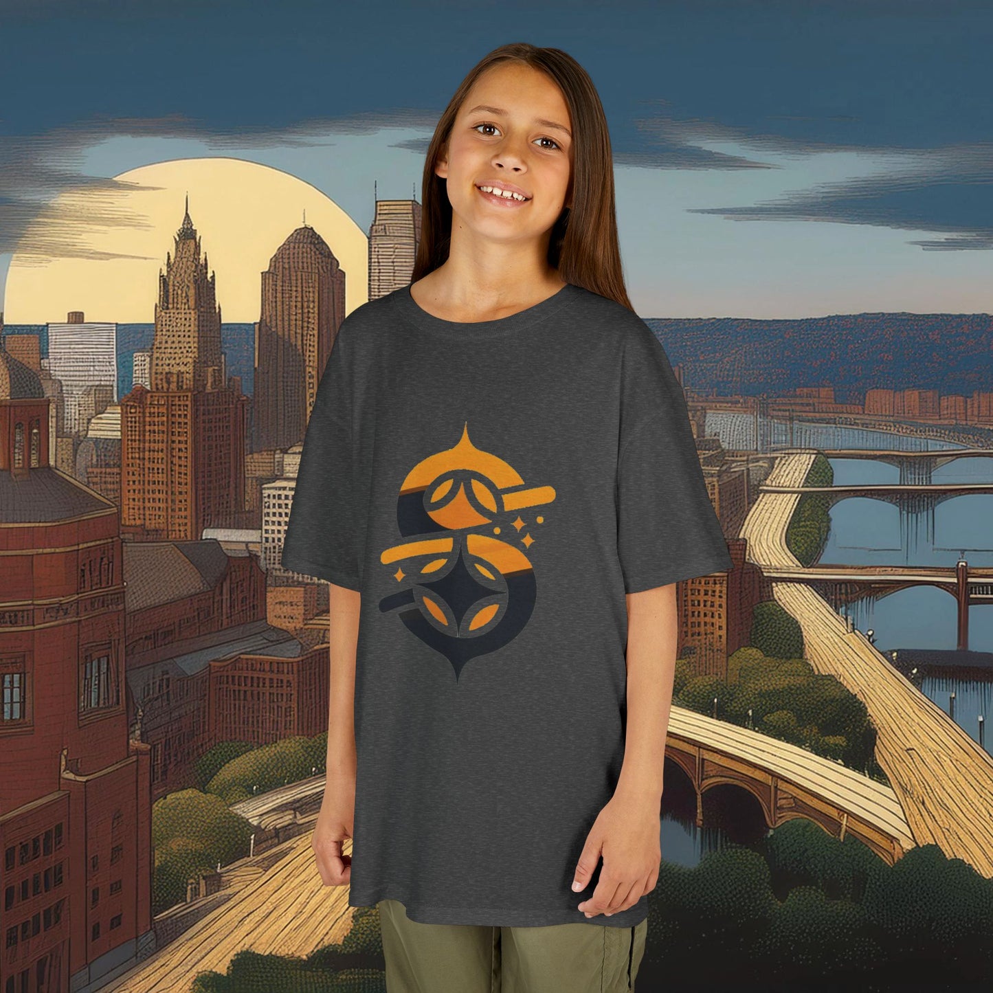 Pittsburgh Football Logo Kids Tee