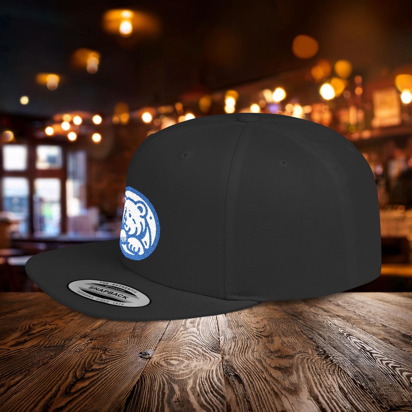Bear Cub Flat Bill Snapback