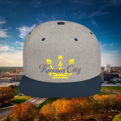 Kansas City Baseball Flat Bill Snapback