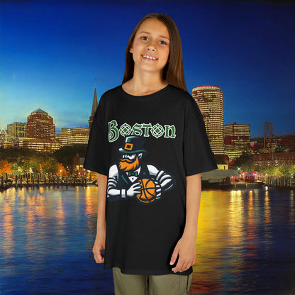 Boston Basketball Design Kids Tee