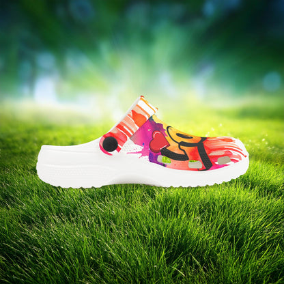 Love Color Bomb Kid's Foam Clogs