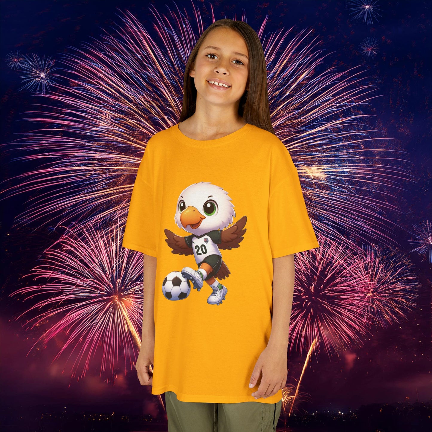 Mini US Soccer Fan Kids Tee