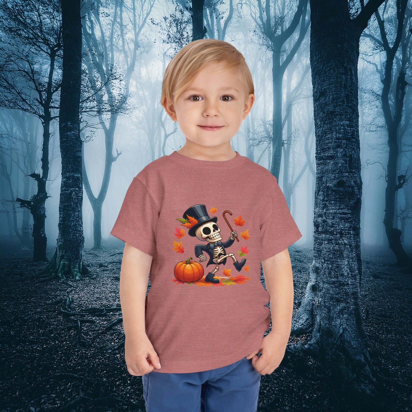Snazzy Skeleton Toddler Tee