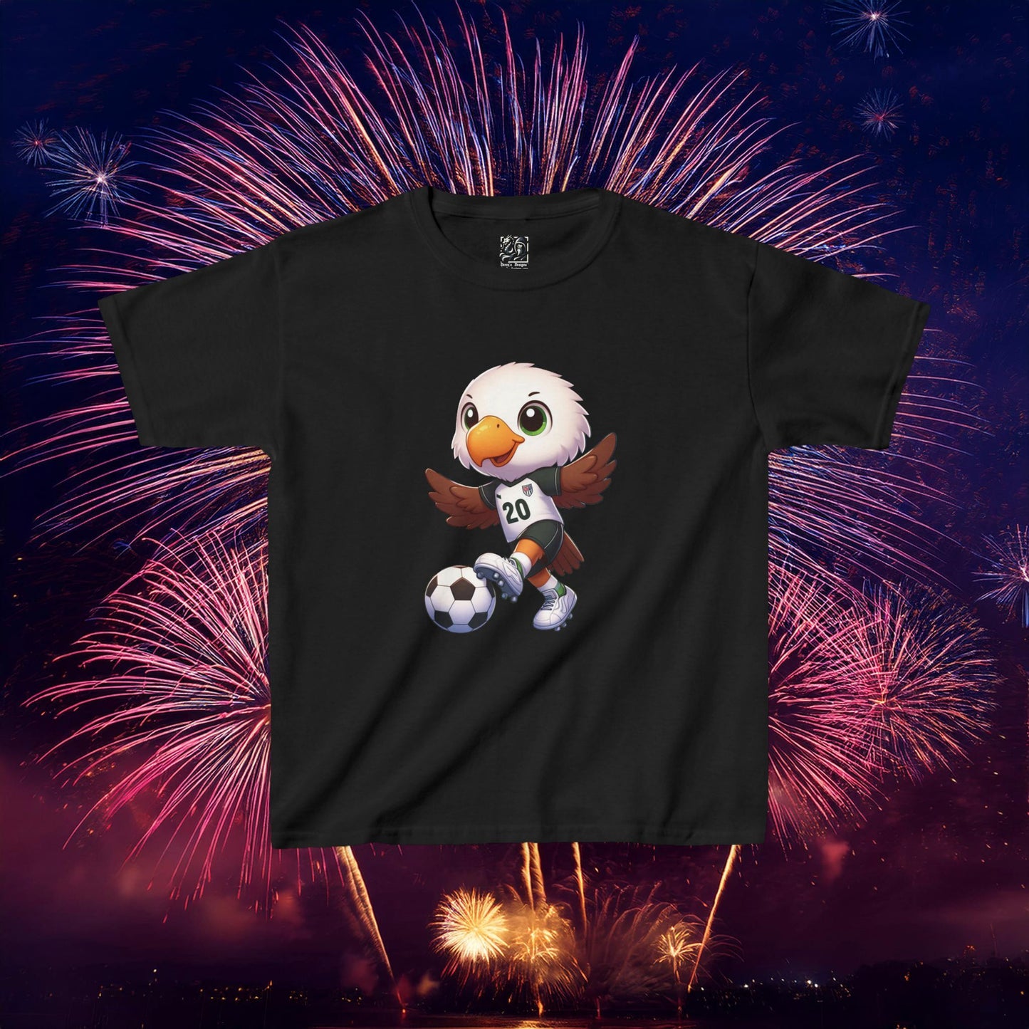 Mini US Soccer Fan Kids Tee