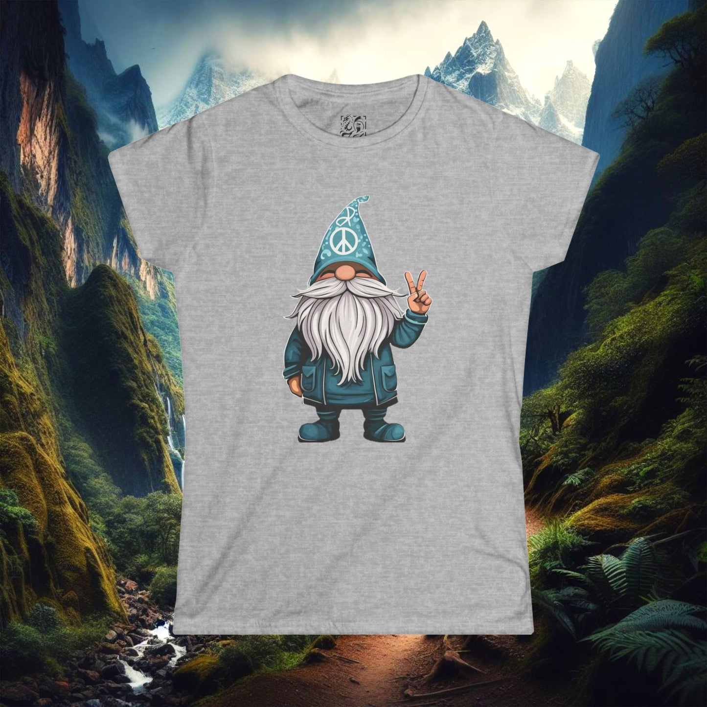 Peace Gnome Women's Softstyle Tee