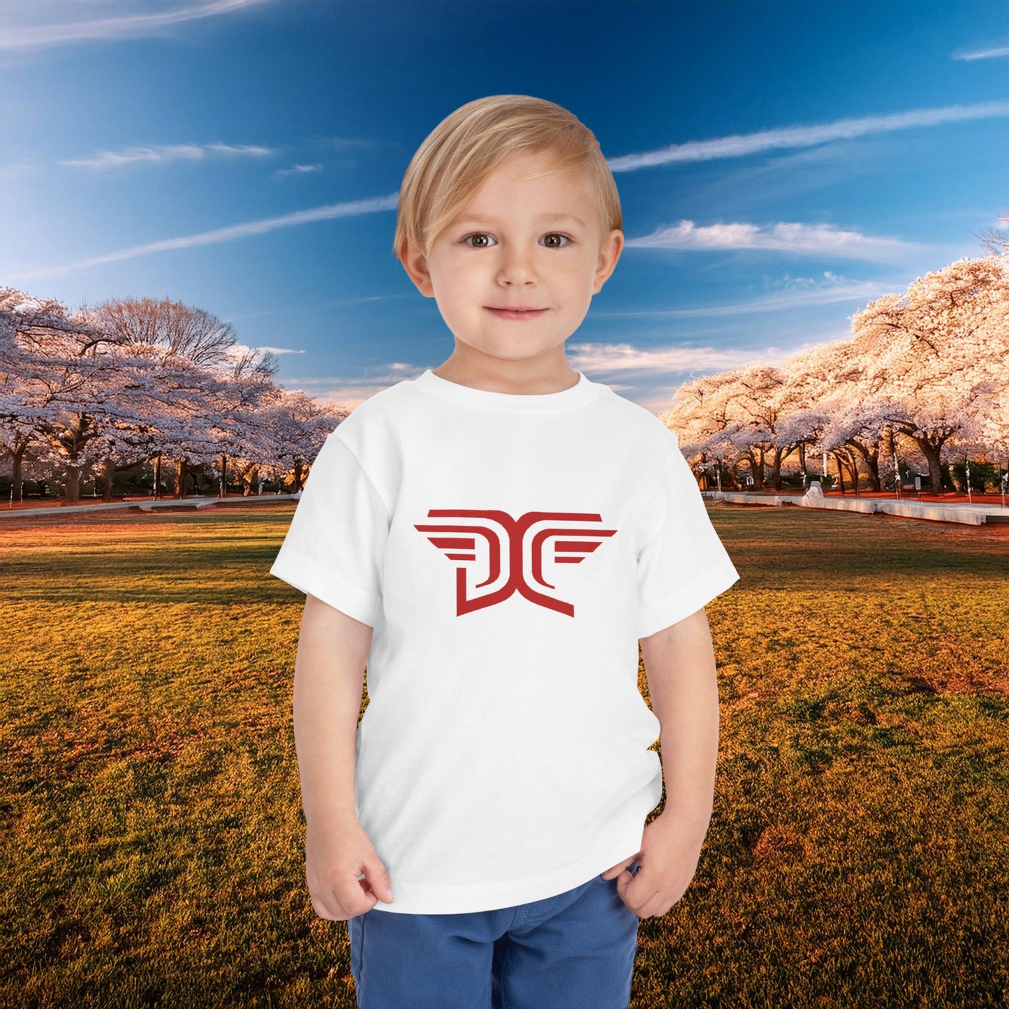 Winged DC Toddler Tee