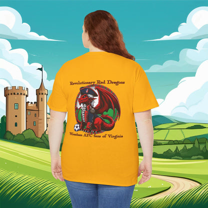 Revolutionary Red Dragons Front & Back Logo Tee