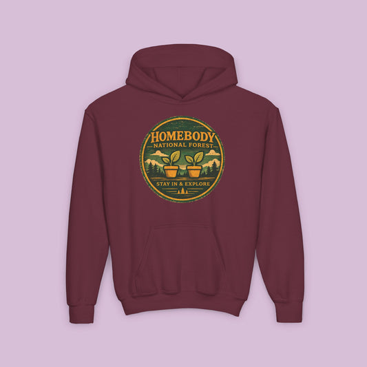 Homebody National Forest Youth Hoodie