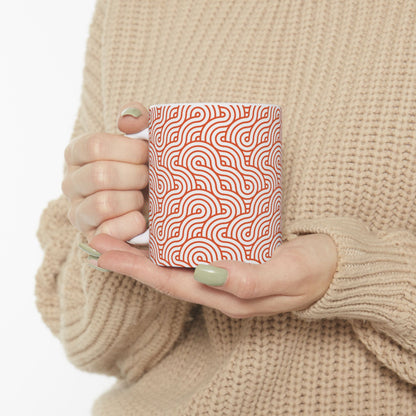 Retro Waves Ceramic Mug (11oz/15oz)