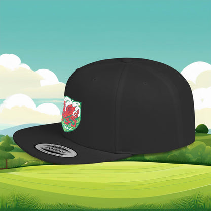 The Cymru Flat Bill Snapback