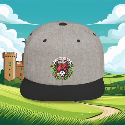 Wrexham Crest Flat Bill Snapback