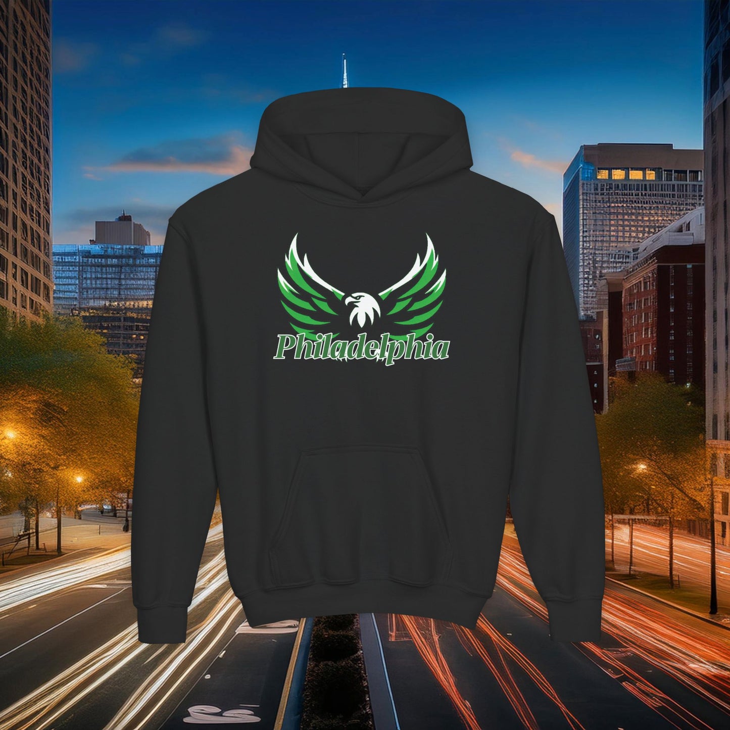 Philadelphia Eagle Logo Youth Hoodie