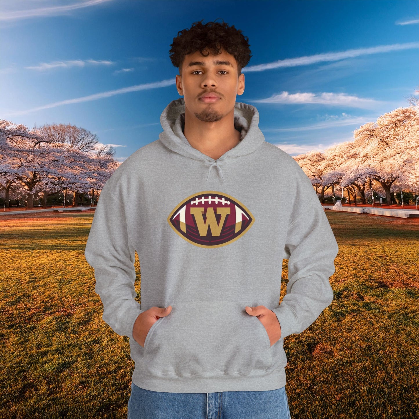 Washington Football Logo Hoodie