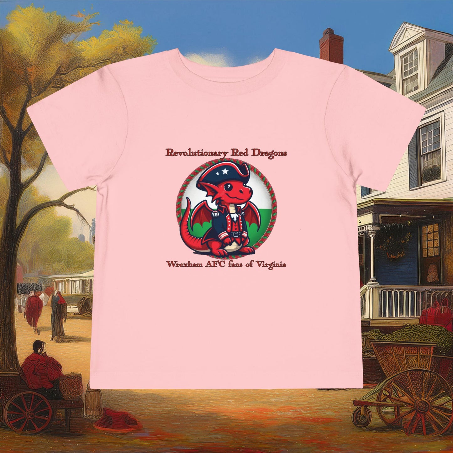 Mini Revolutionary Red Dragons Toddler Tee