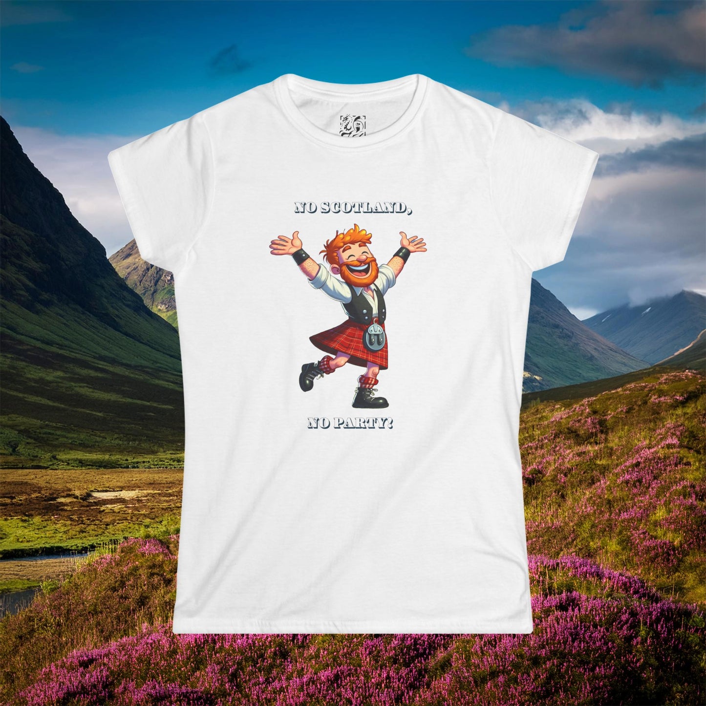 No Scotland No Party Women's Softstyle Tee