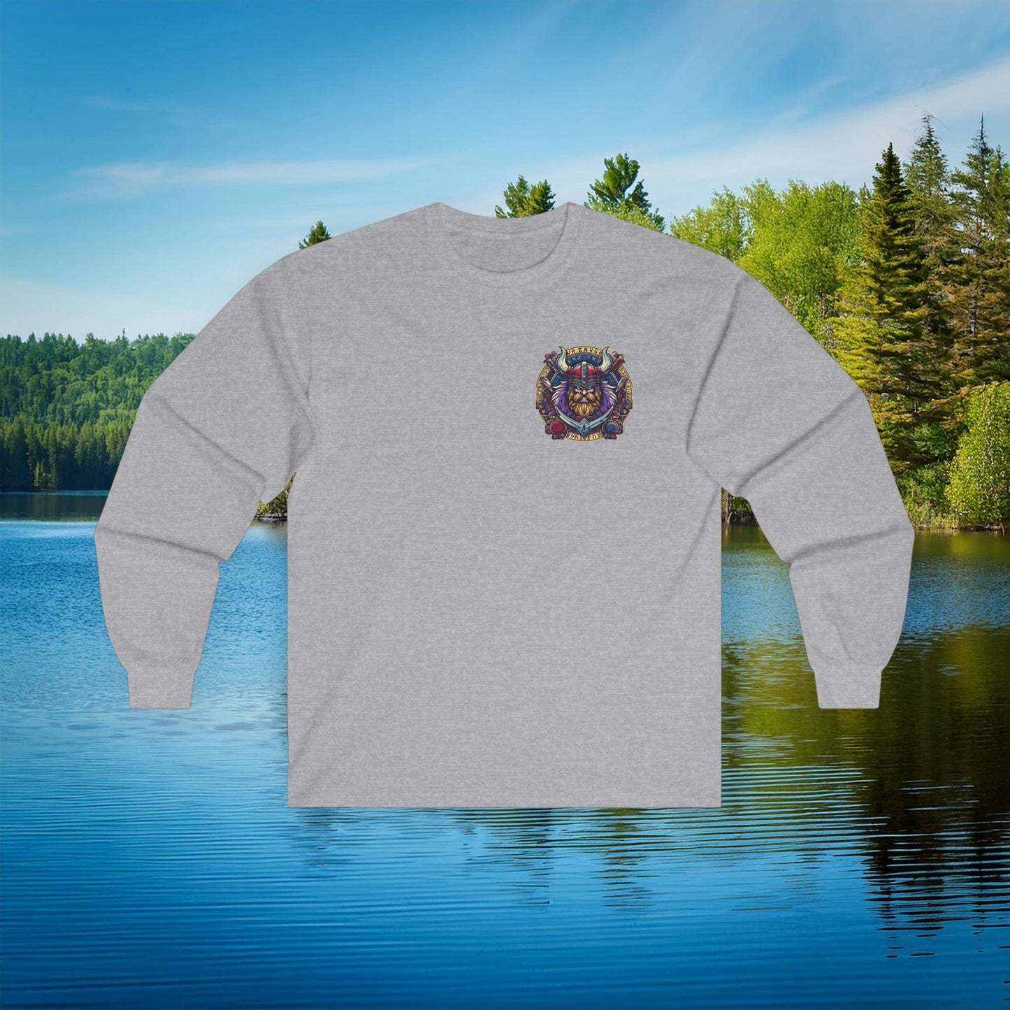 Minnesota Viking Logo Long Sleeve Tee