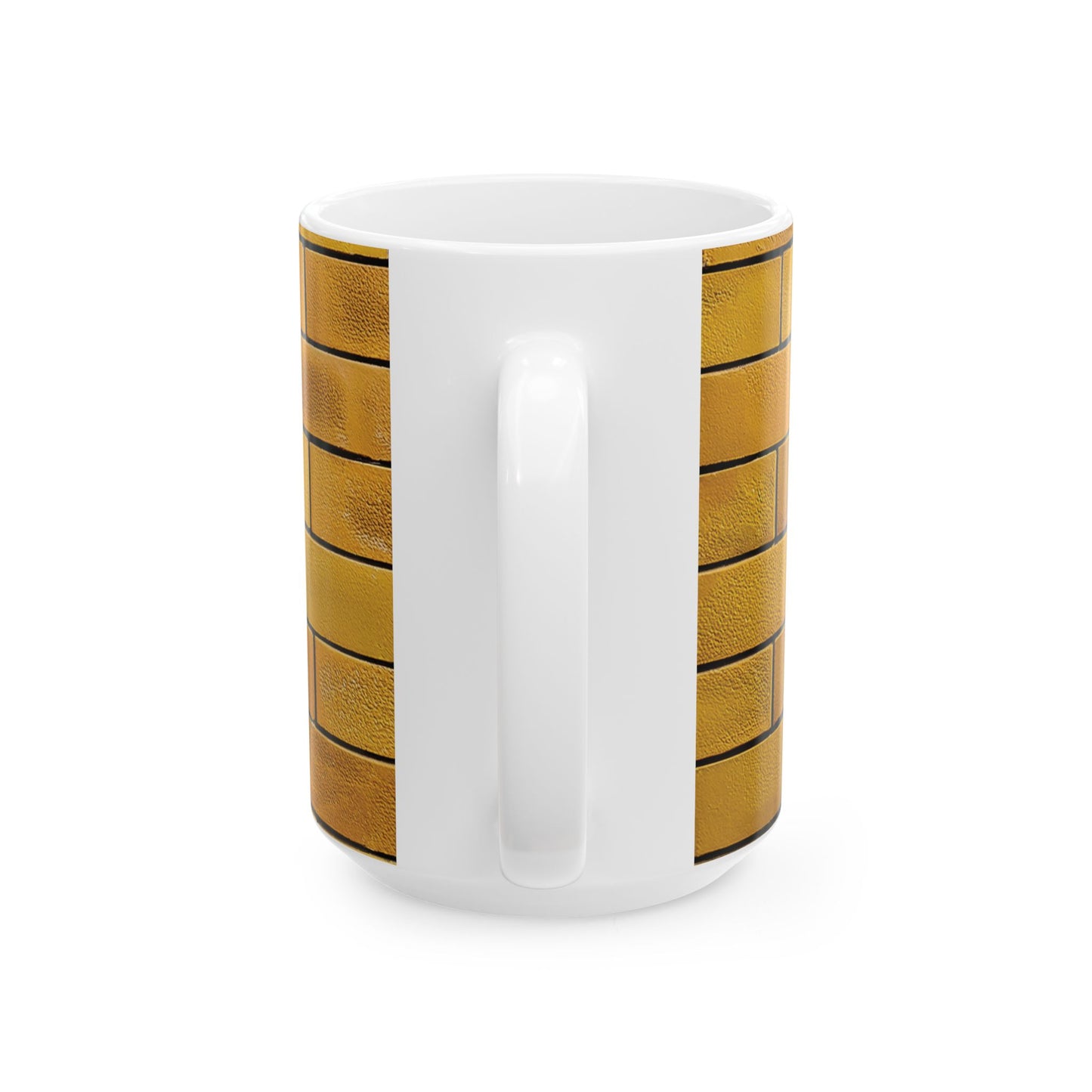 Yellow Brick Wall Ceramic Mug (11oz/15oz)