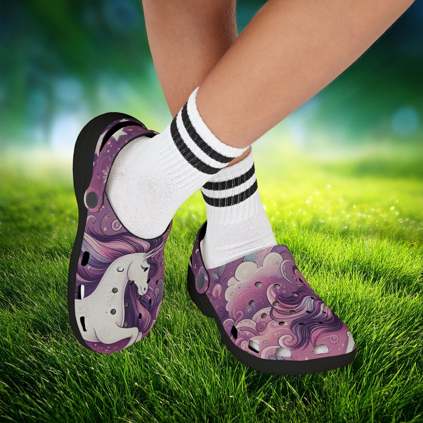 Unicorn Kids' Foam Clogs