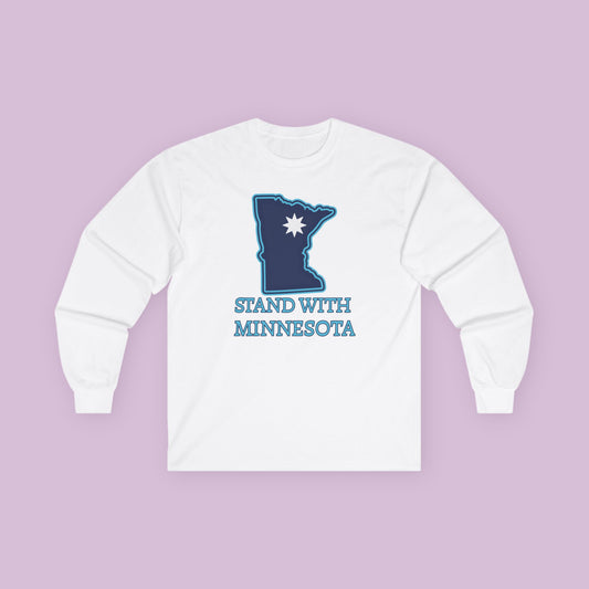 Stand With Minnesota Long Sleeve Tee