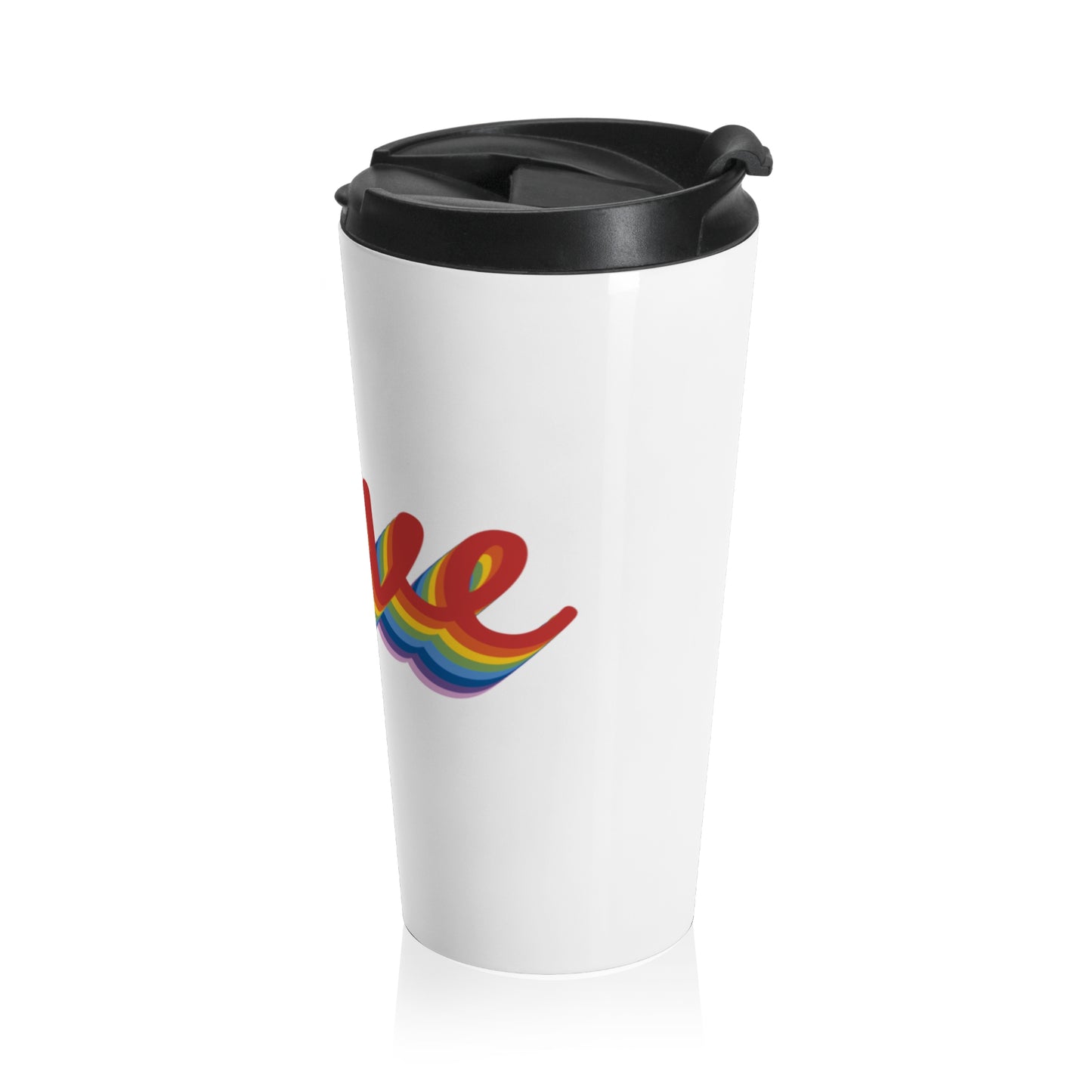 Rainbow Love Travel Mug