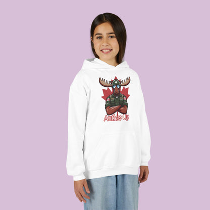Canadian Moose "Antlers Up" Youth Hoodie