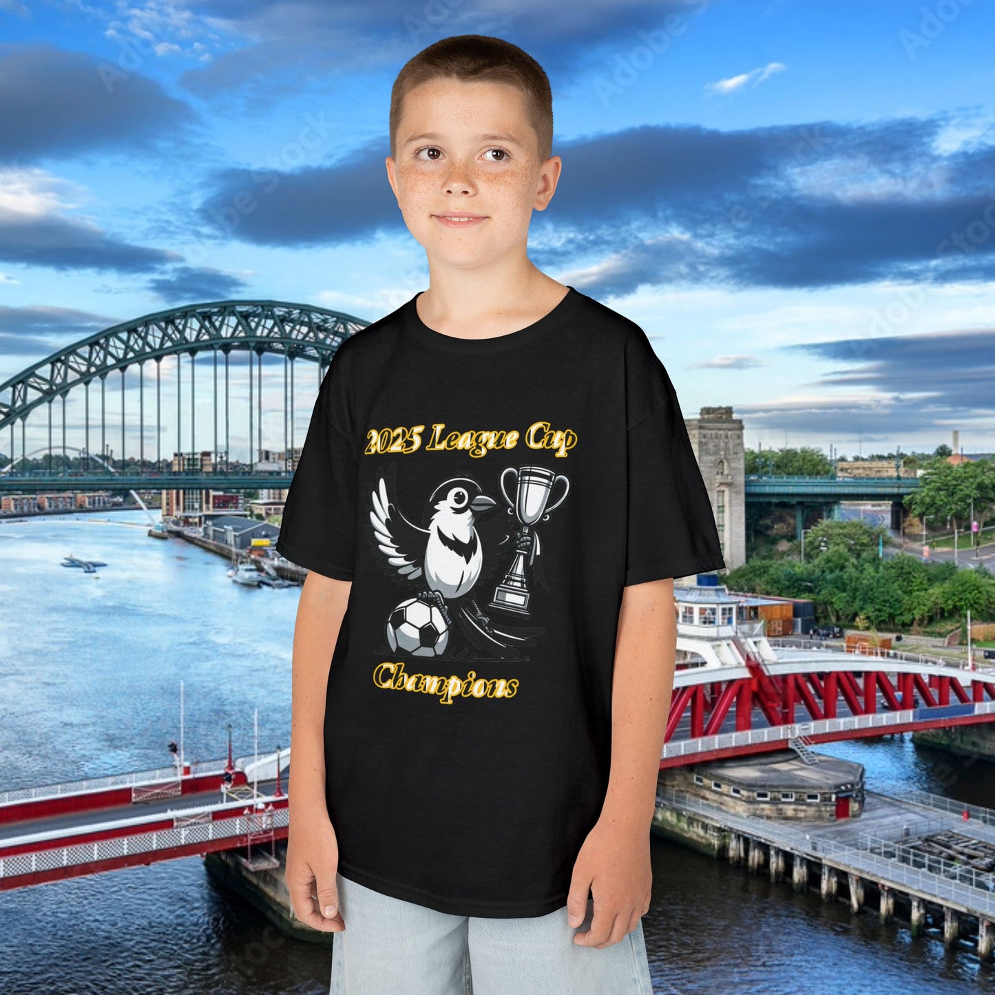 Kids League Cup Champions Tee