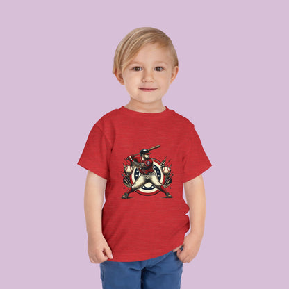 Washington Baseball At Bat Toddler Tee