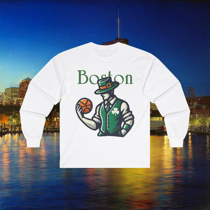Boston Basketball Long Sleeve Tee