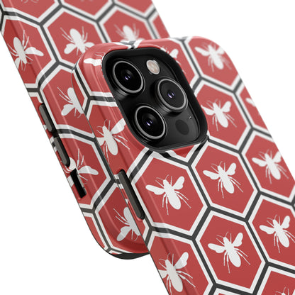 Honeycomb Bee Impact-Resistant Phone Case