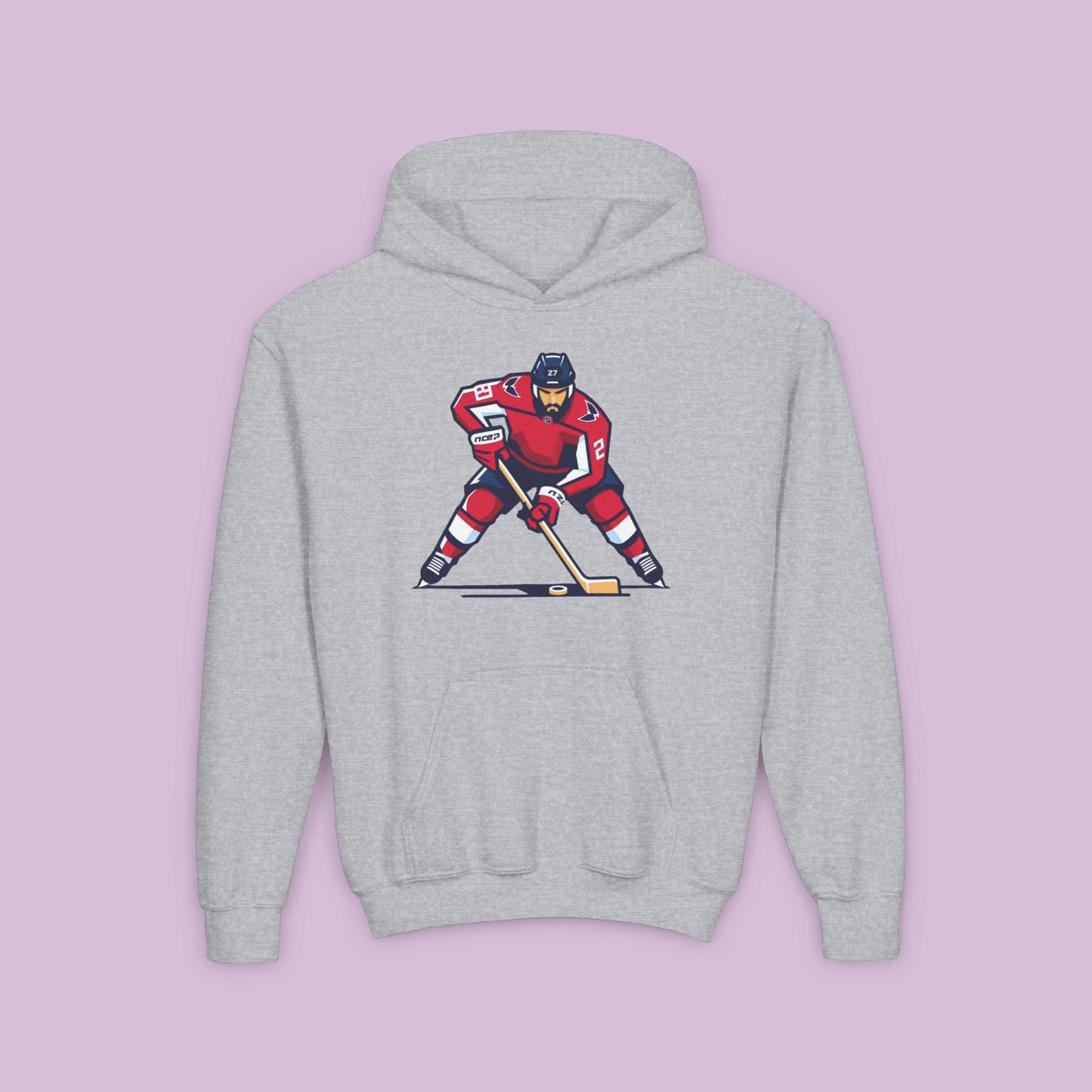 Washington Hockey Player Youth Hoodie