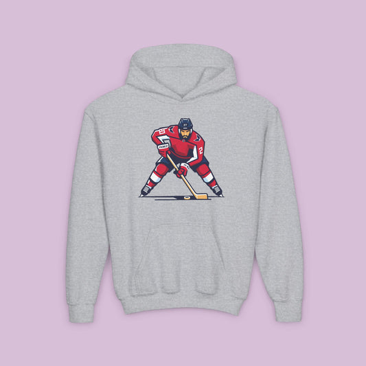 Washington Hockey Player Youth Hoodie
