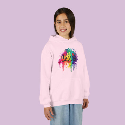 Love Color Bomb Youth Hoodie