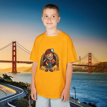 San Francisco Football Cartoon Miner Kids Tee