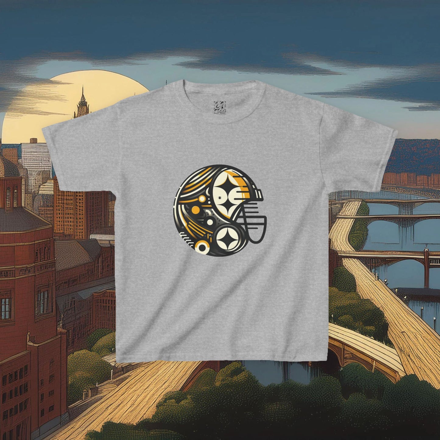 Pittsburgh Football Crest Kids Tee