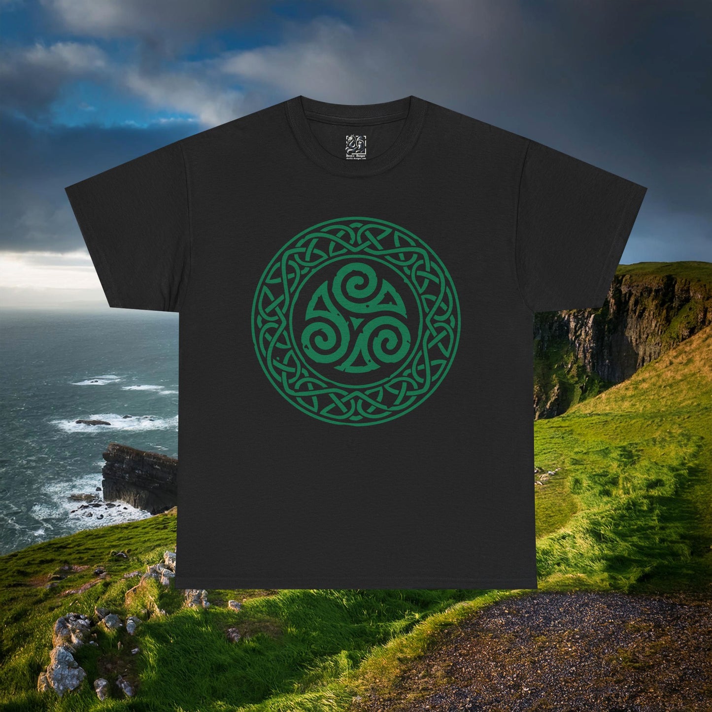 Celtic Knotwork Spiral Tee